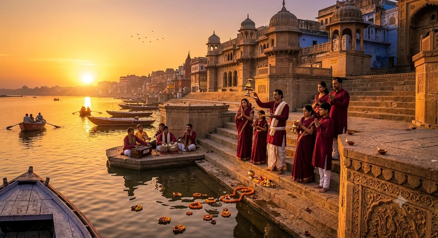 Ganga Aarti at the ghats of Varanasi