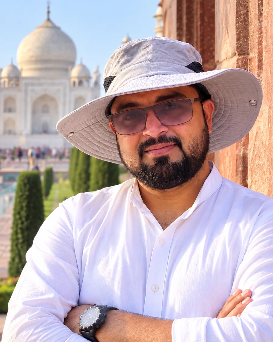 Daniyal, founder and local tour guide at Agra Beyond Taj, in Agra