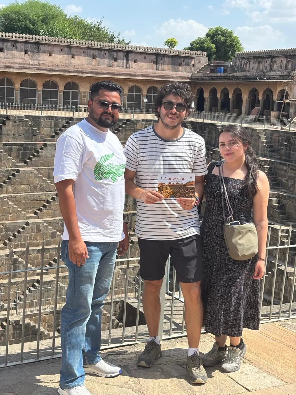 The geometric steps of Chand Baori stepwell in Abhaneri