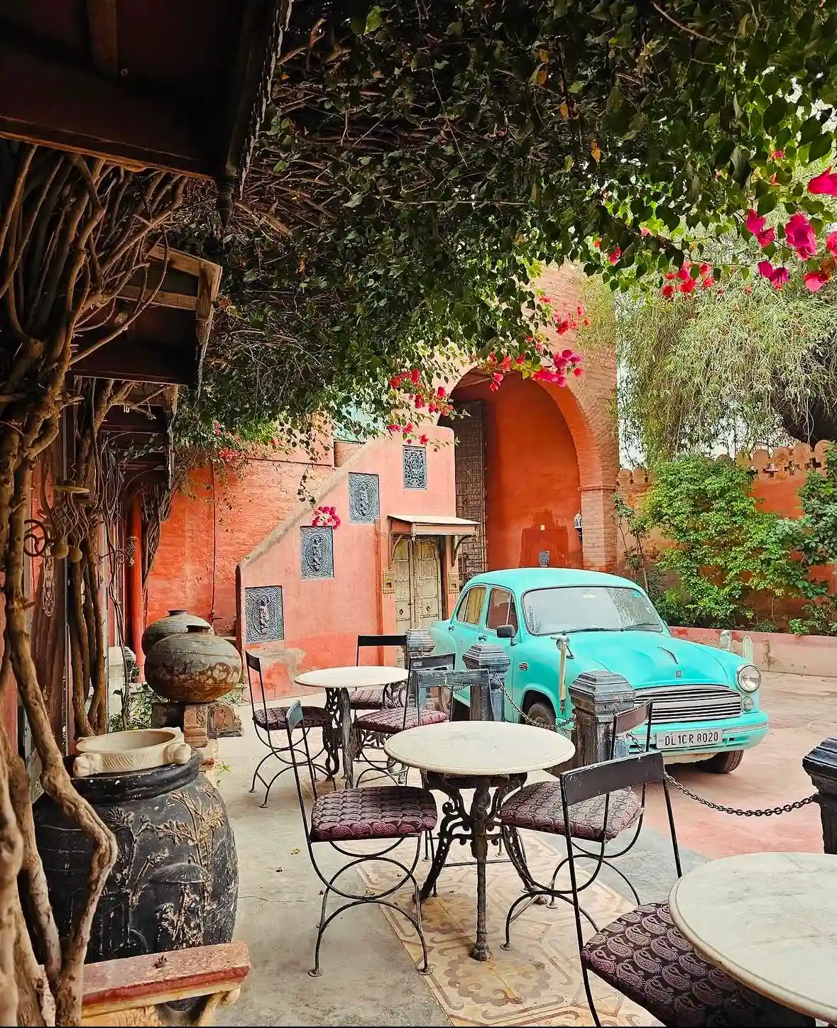 A heritage café corner in Bikaner's old city